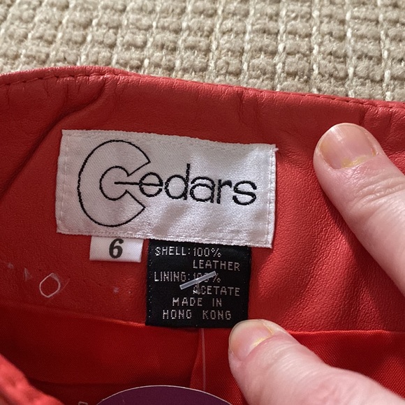 Vintage Leather Skirt - Picture 5 of 5